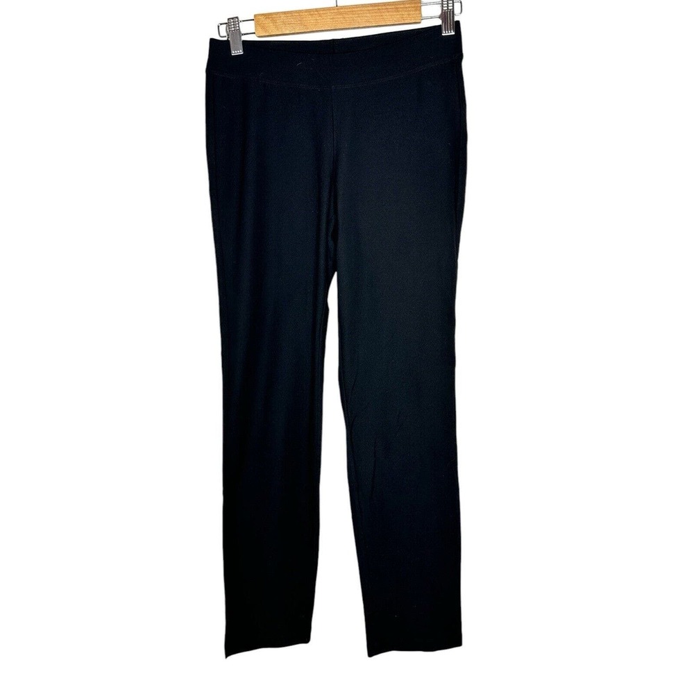 NWT Eileen Fisher Womens System‎ Stretch Ponte Slim Pants XXS Elastic Waistband
